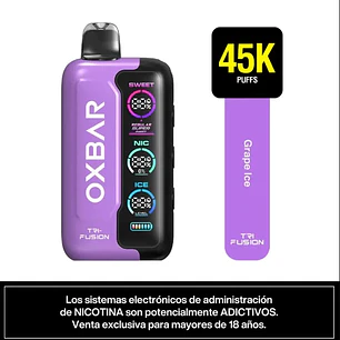 Oxbar Tri Fusion Grape Ice 45k Puffs