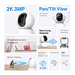 📹 TP-Link Tapo C210 – Cámara Wi-Fi Inteligente 2K QHD con Movimiento Horizontal y Vertical - Miniatura 4