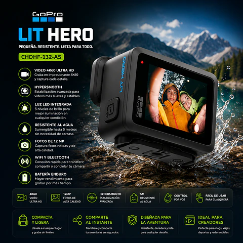🎥 GoPro LIT HERO (CHDHF-132-AS)