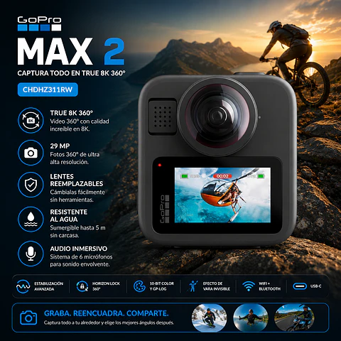 🎥 GoPro MAX 2 (CHDHZ311RW)