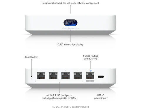 🌐 Ubiquiti UniFi Cloud Gateway Ultra (UCG-Ultra)