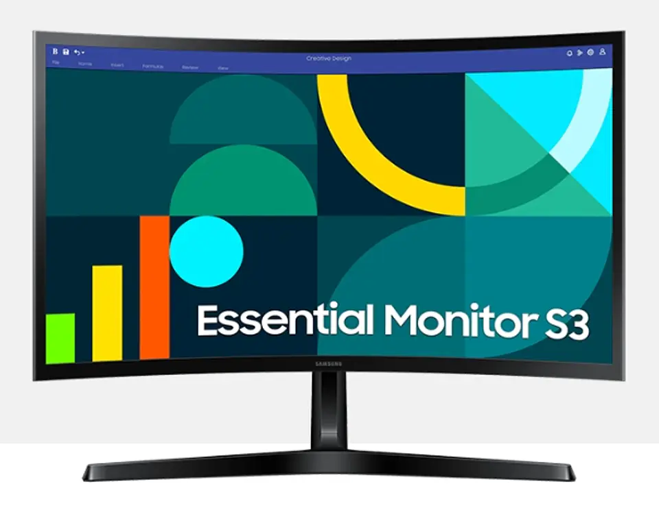 🖥️ Samsung Essential Monitor S3 Curvo 27
