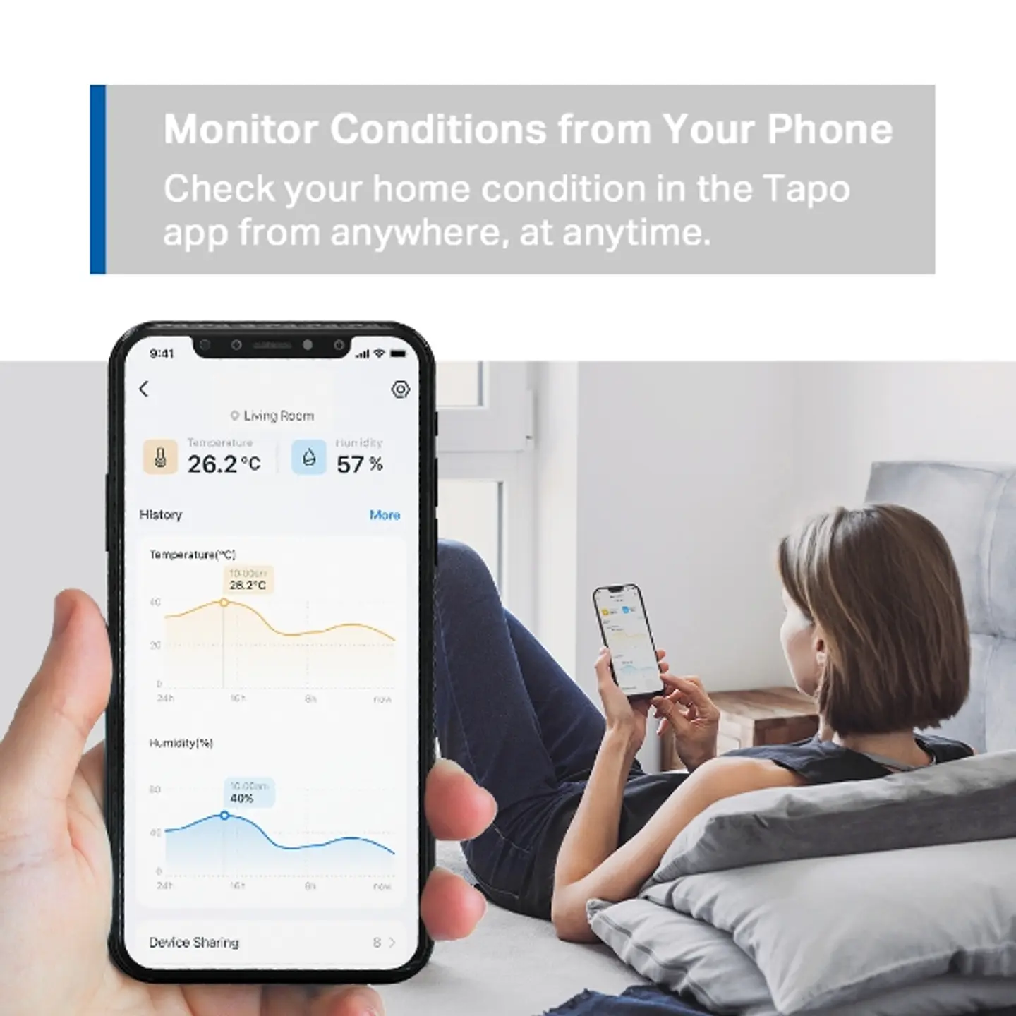 🌡️ TP-Link Tapo T315 – Sensor Inteligente de Temperatura y Humedad 2
