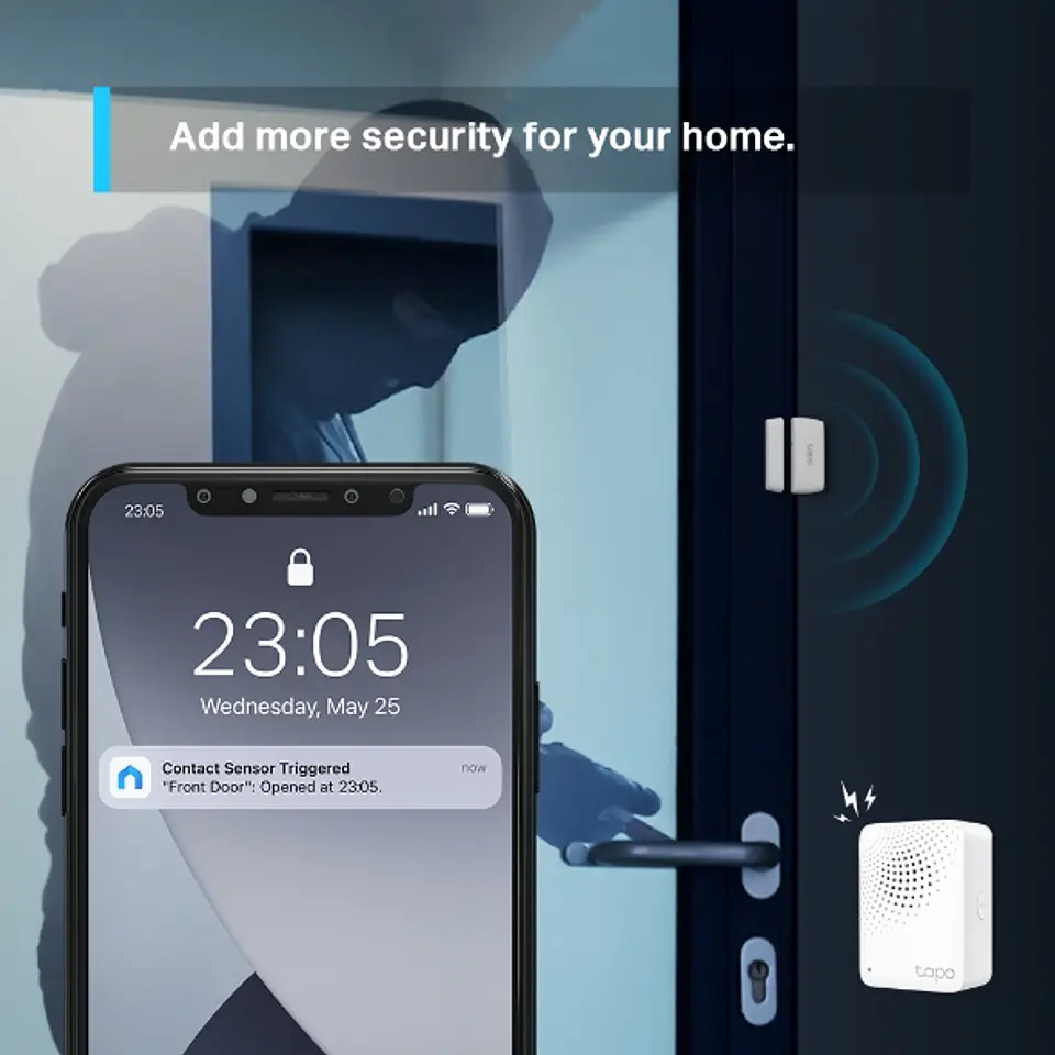 🚪 TP-Link Tapo T110 – Sensor Inteligente para Puertas y Ventanas 5
