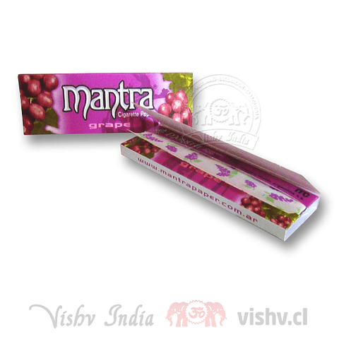 Papelillo Mantra sabor Uva 1 1/4 - Display