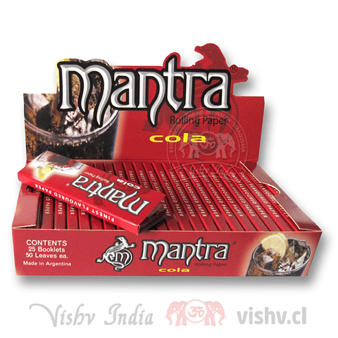 Papelillo Mantra sabor Cola 1 1/4 - Display