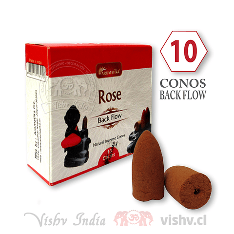 Caja de 10 Conos Back Flow - "Rosa" ($750 x Mayor)