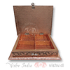 Caja Decorativa Cubierta en Metal Labrado #16 ($7.990 x Mayor)