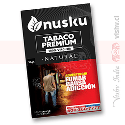 Tabaco Nusku Natural + Regalo ($3.490 x Mayor)