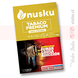 Tabaco Nusku Vainilla + Regalo ($3.490 x Mayor)