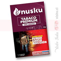 Tabaco Nusku Uva + Regalo ($3.490 x Mayor)