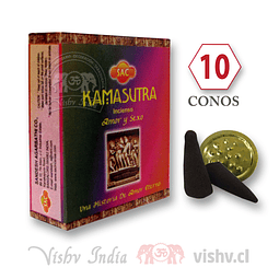 Caja de 10 Conos Sac Tradicionales - "Kamasutra" ($415 x Mayor)