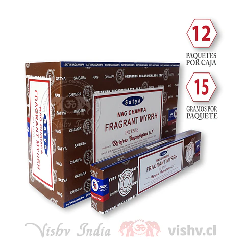 Satya Incenso Nag Champa Originale 15g - 3 Confezioni Con Badge Souvenir, Bastoncini Fatti A Mano Dall'India