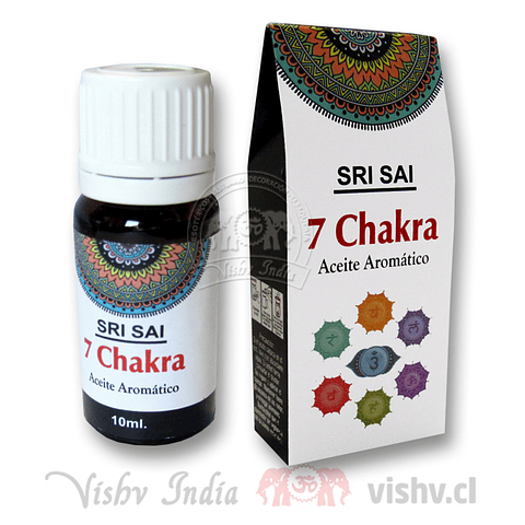 Esencia Aromática Sri-Sai "7 Chakras" ($990 x Mayor)  