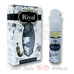 Perfume sin Alcohol 8 ml "Riyal" ($2.490 x Mayor)