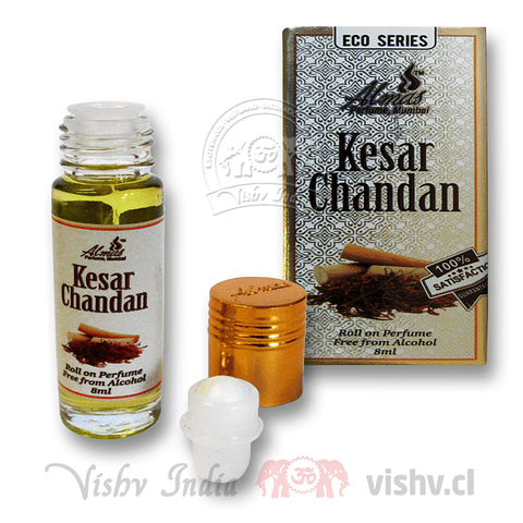 Perfume sin Alcohol 8 ml "Kesar Chandan" ($2.490 x Mayor)   