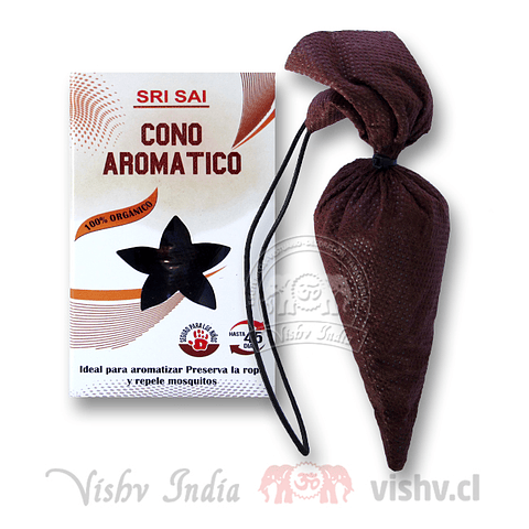 Cono Aromático Orgánico "Canela" ($2.990 x Mayor)  