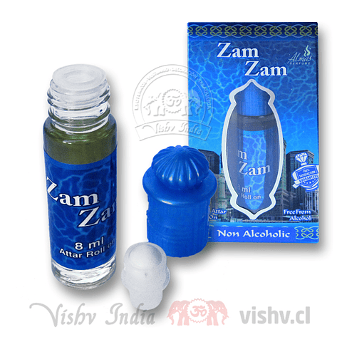 Perfume sin Alcohol 8 ml "Zam Zam" ($2.490 x Mayor)