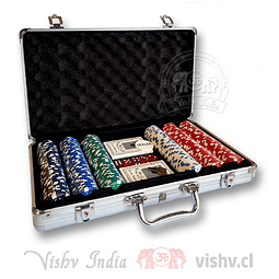 Set Maleta Poker 300 Fichas ($44.990 x Mayor)