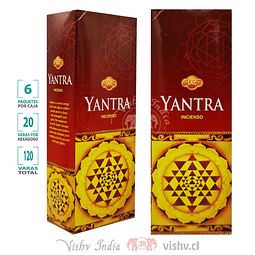 Incienso SAC "Yantra" ($1.690 x Mayor) Caja de 6 Hexágonos