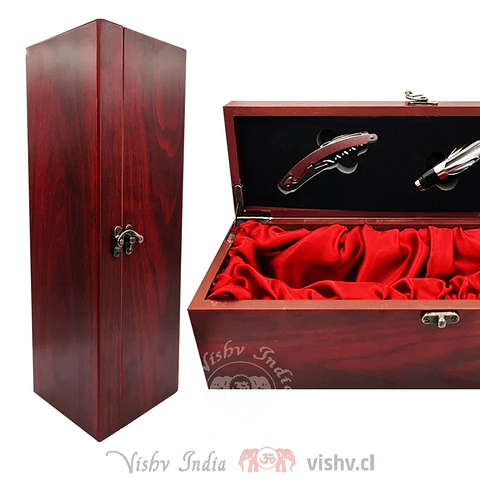Caja Porta-Vinos con Accesorios ($9.990 x Mayor)