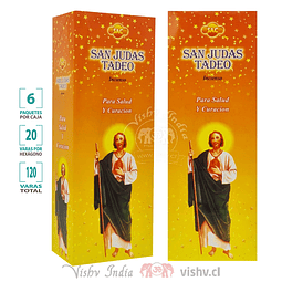 Incienso SAC "San Judas" ($1.690 x Mayor) Caja de 6 Hexágonos