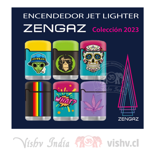Encendedor Zengaz Jet Lighter D11 - Display 12 uds.
