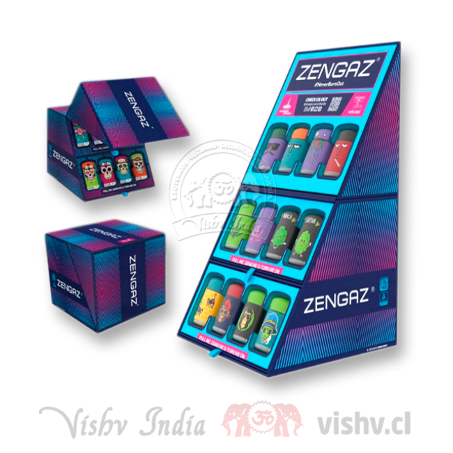 Encendedor Zengaz Jet Lighter C11 - Cubo 48 uds.