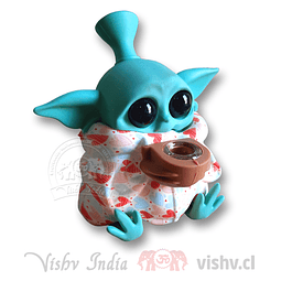 Pipa Silicona Baby Yoda - Diseño ($14.990 x Mayor)