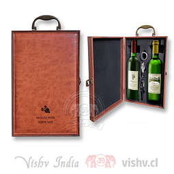 Caja Porta-Vinos Madera #2129 ($19.900 x Mayor)