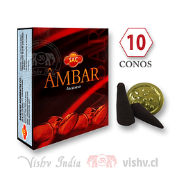 Caja de 10 Conos Sac Tradicionales - "Ámbar" ($415 x Mayor)