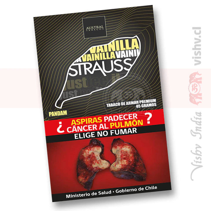 Tabaco Strauss Vainilla 45 Grm. ($4.290 x Mayor) 1