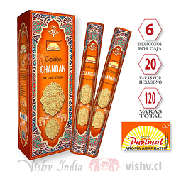 Incienso Parimal "Chandan" ($1.390 x MAYOR) - 120 varas