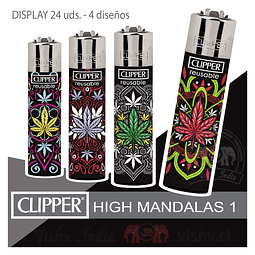 Encendedor Clipper "Colección High Mandalas 1" - Display- 3