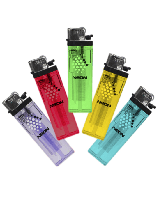 Encendedor Neon Transparente - Display
