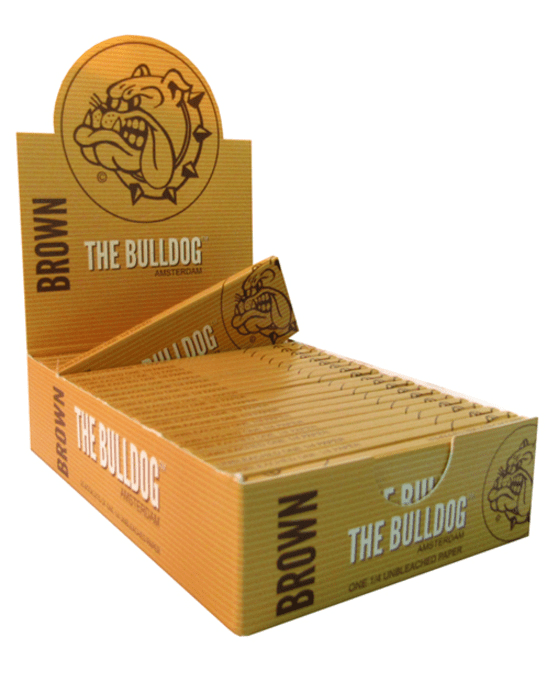 Papelillos The Bulldog Brown 1 1/4 - Display