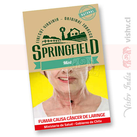 Tabaco Springfield Menta ($4.490 x Mayor)