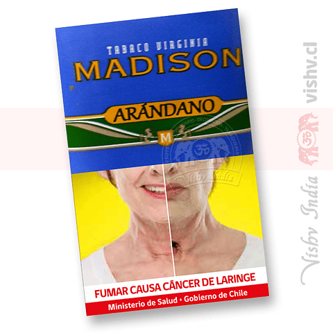  Tabaco Madison Arándano ($5.240 x Mayor)