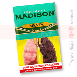 Tabaco Madison Menta ($5.240 x Mayor)
