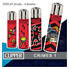 Encendedor Clipper Colección Crimes 1 - Display