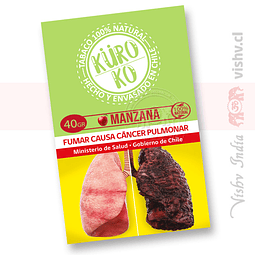 Tabaco Kuroko Manzana 40 Gr. ($2.990 x Mayor)