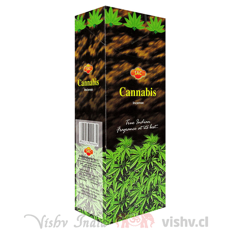 Incienso SAC "Cannabis" ($1.690 x Mayor) Caja de 6 Hexágonos