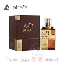 Perfume 24 Carat Pure Gold Unisex EDP 100 ml - Lattafa