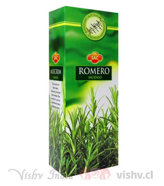 Incienso SAC "Romero" ($1.690 x Mayor) Caja de 6 Hexágonos