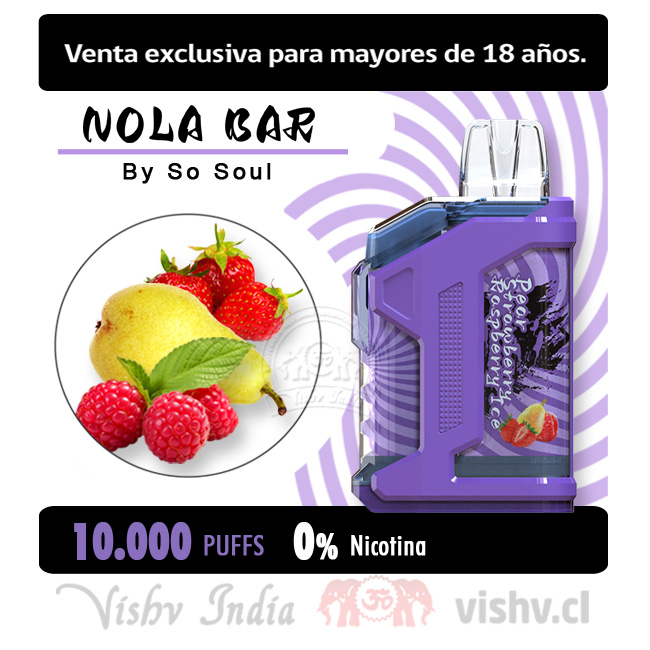 nola bar vape Vaper - Pera - Frutilla Housing Color:Black 280mah Bettery iJDMTOY LED Pod Light