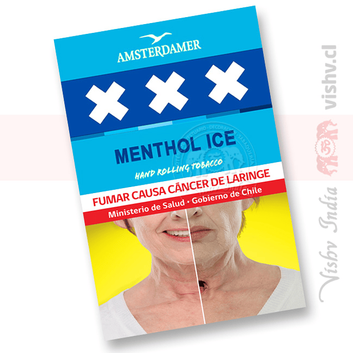 Tabaco Amsterdamer XXX Menthol ICE ($3.990 x Mayor) 1