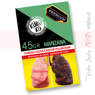Tabaco Kuroko Premium Manzana 45 Gr. ($3.450 x Mayor)