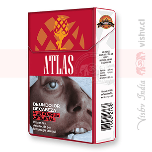 Cigarrillos Atlas Red King Size - 20 Uds ($2.547 x Mayor)