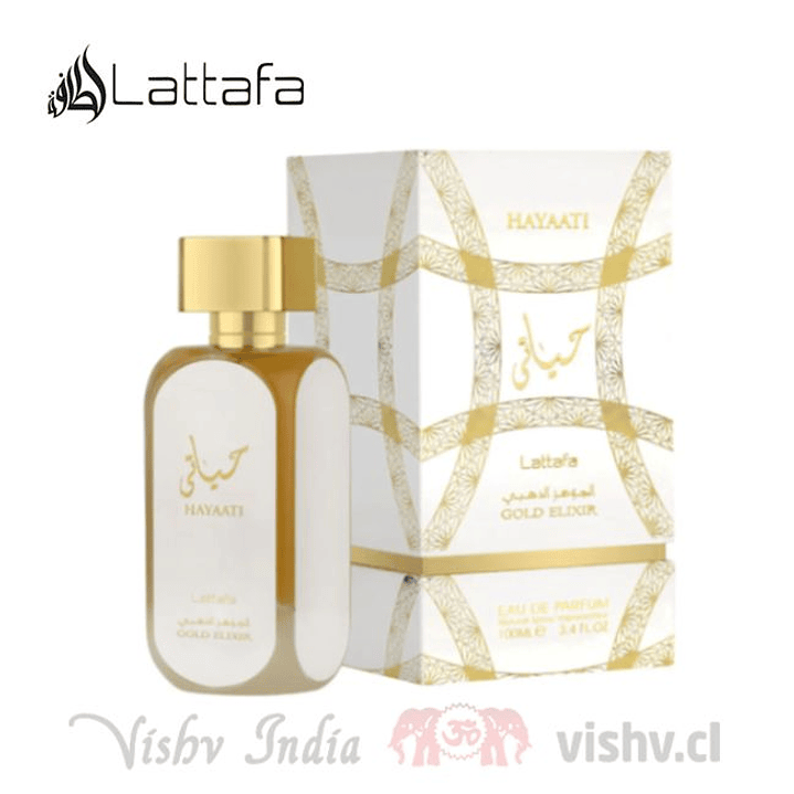 Perfume Hayaati Gold Elixir Unisex EDP 100 ml - Lattafa  1