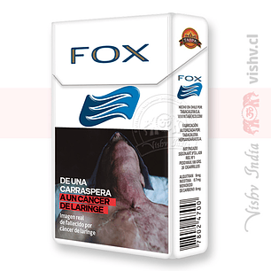 Cigarrillos FOX King Size Round Corner - 20 Uds ($2.736 x Mayor)